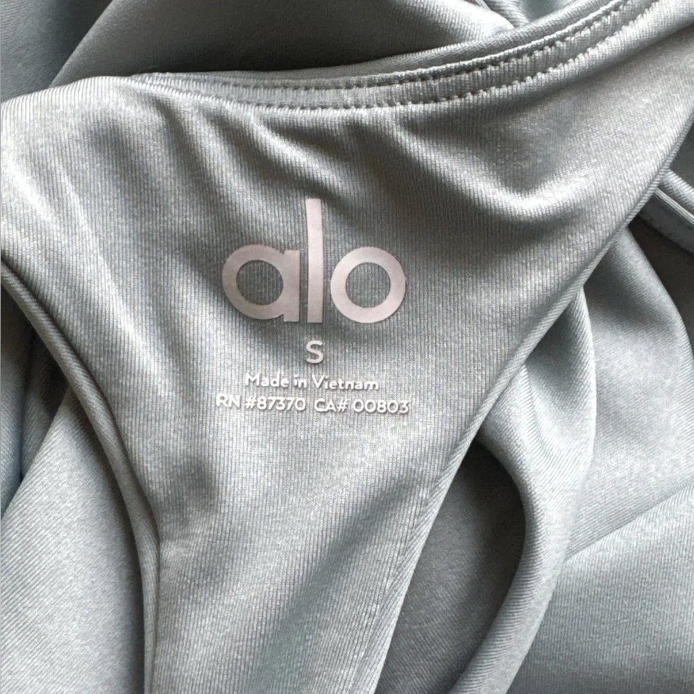 ALO Yoga Mint Green Racerback Mini Dress - Picture 6 of 6